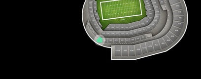 Seat view from Club Level