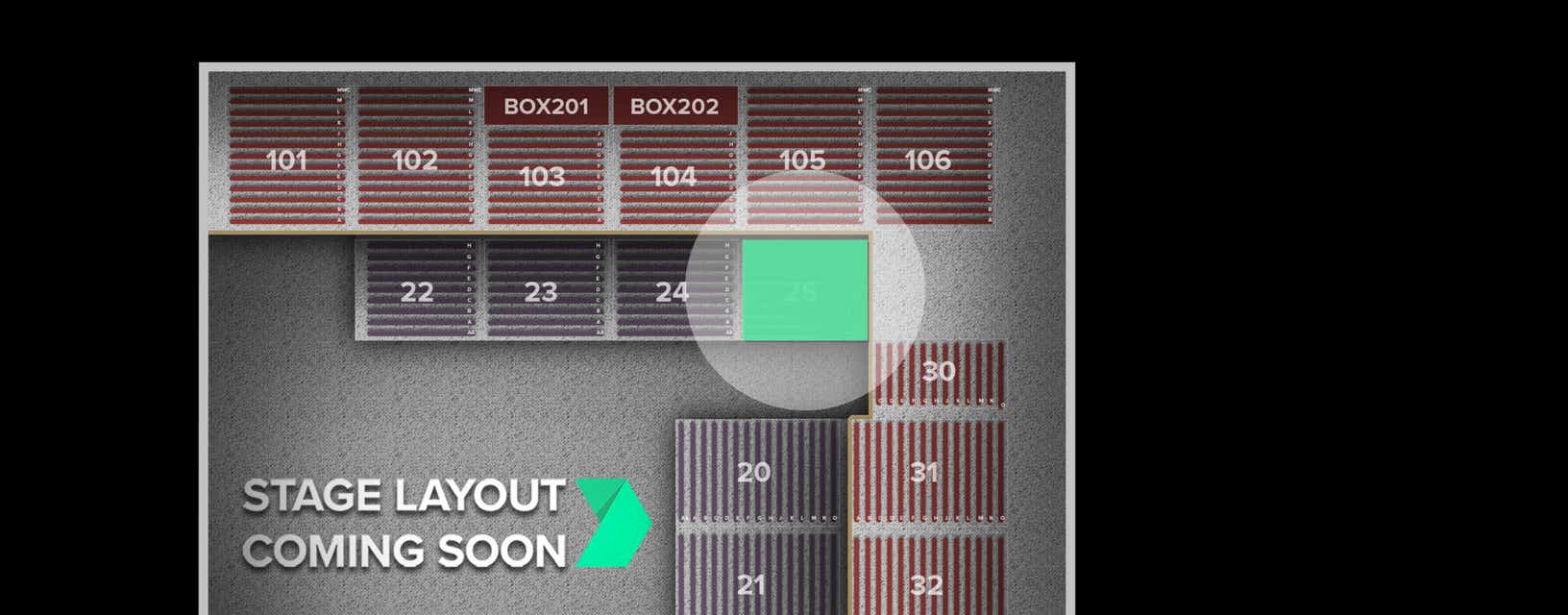 Seat view from Lower