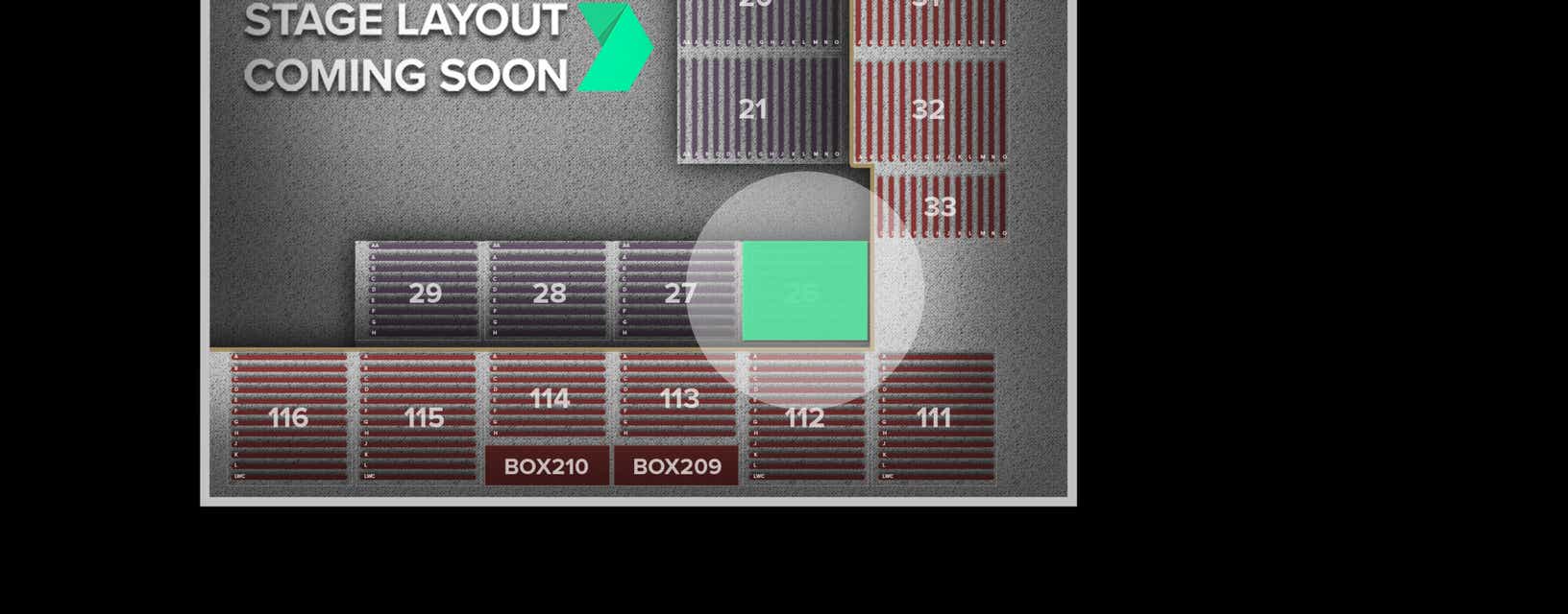 Seat view from Lower