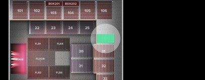 Seat view from Upper