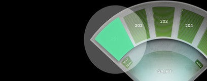 Seat view from Upper