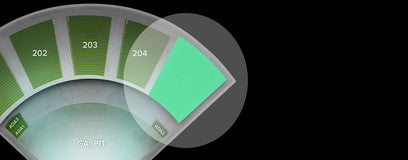 Seat view from Upper