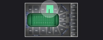 Seat view from Lower