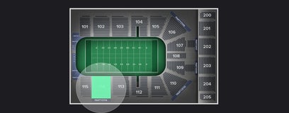 Seat view from Lower