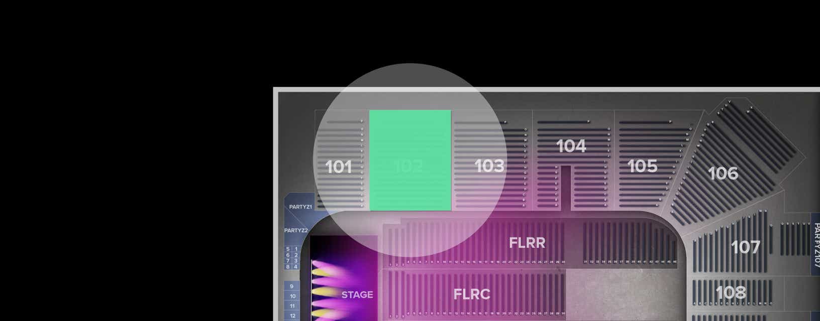 Seat view from Lower