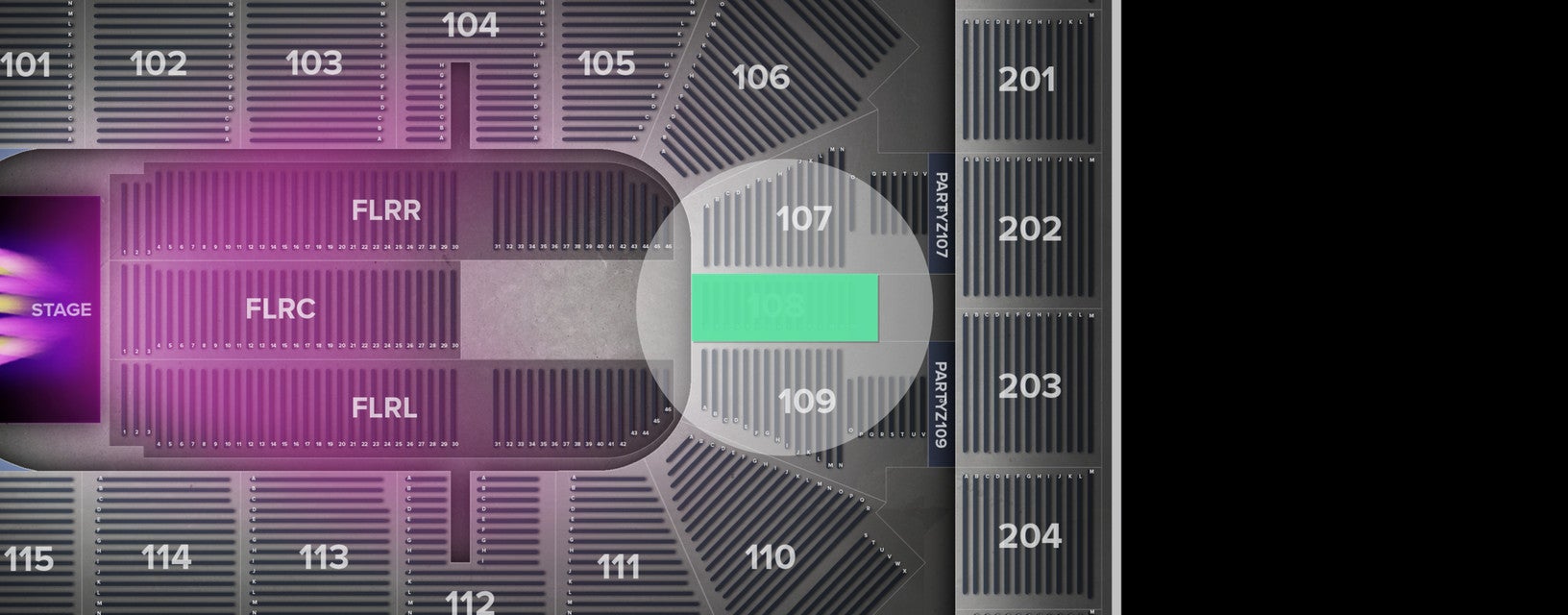 Seat view from Lower