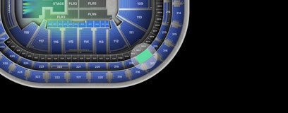 Seat view from Loge