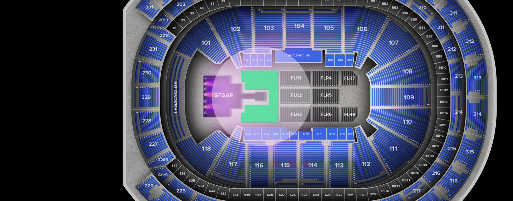Seat view from Pit