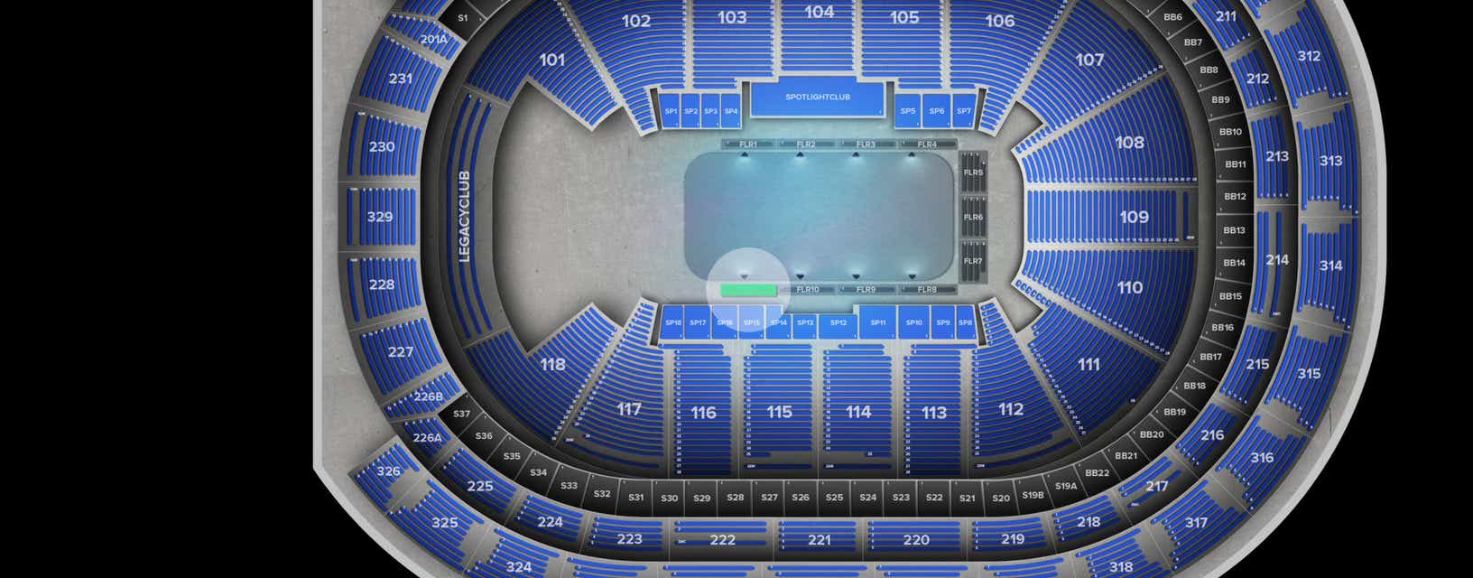Seat view from Floor