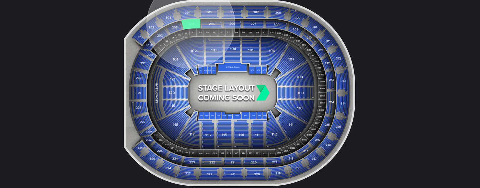 Seat view from Loge