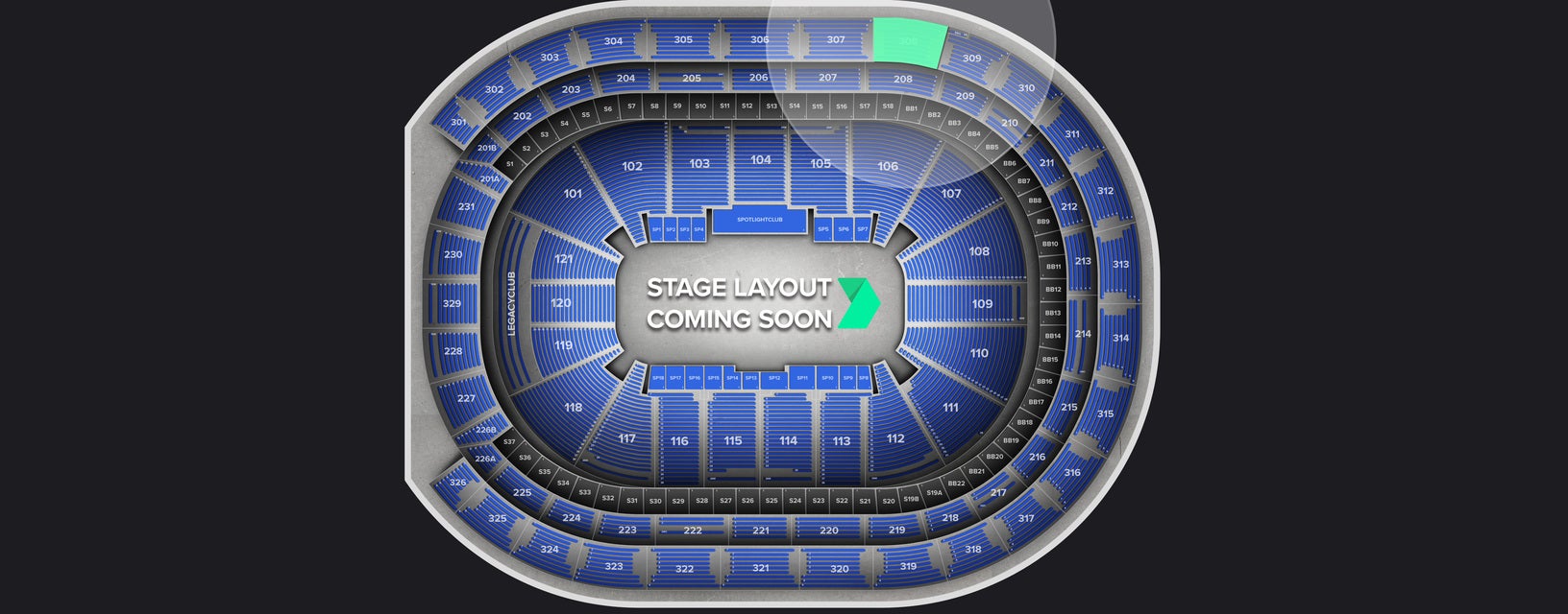 Seat view from Upper