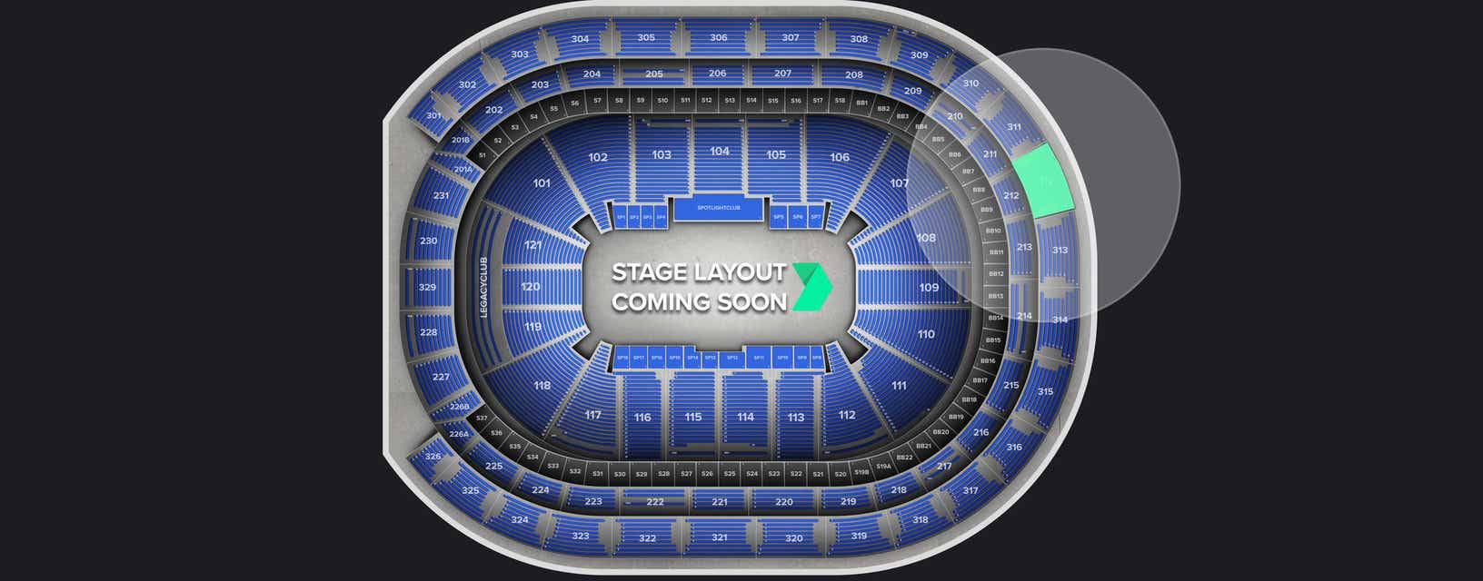 Seat view from Upper