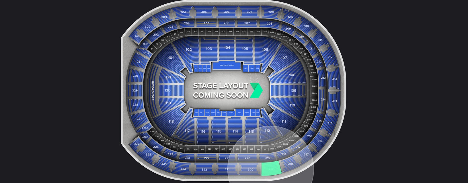 Seat view from Upper