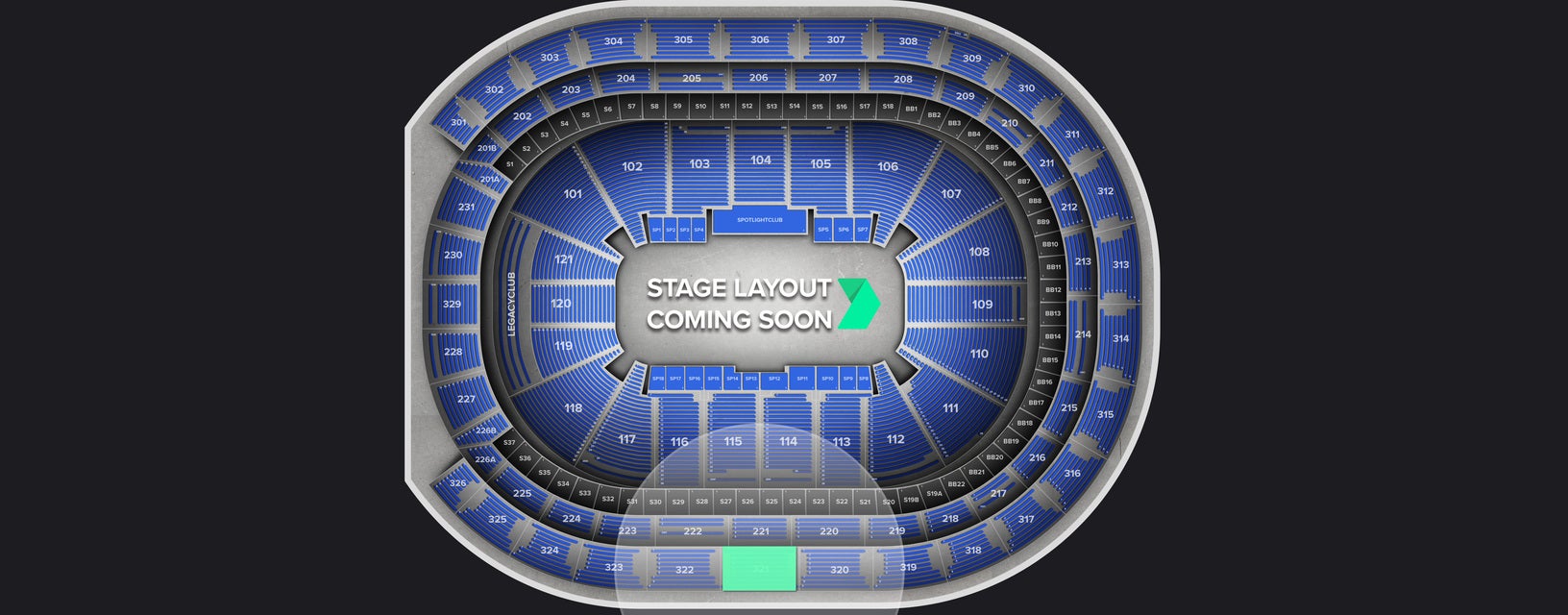 Seat view from Upper
