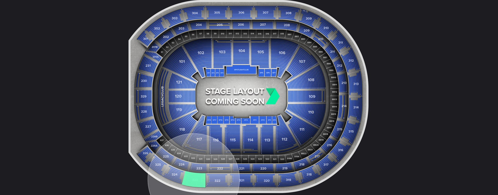 Seat view from Upper