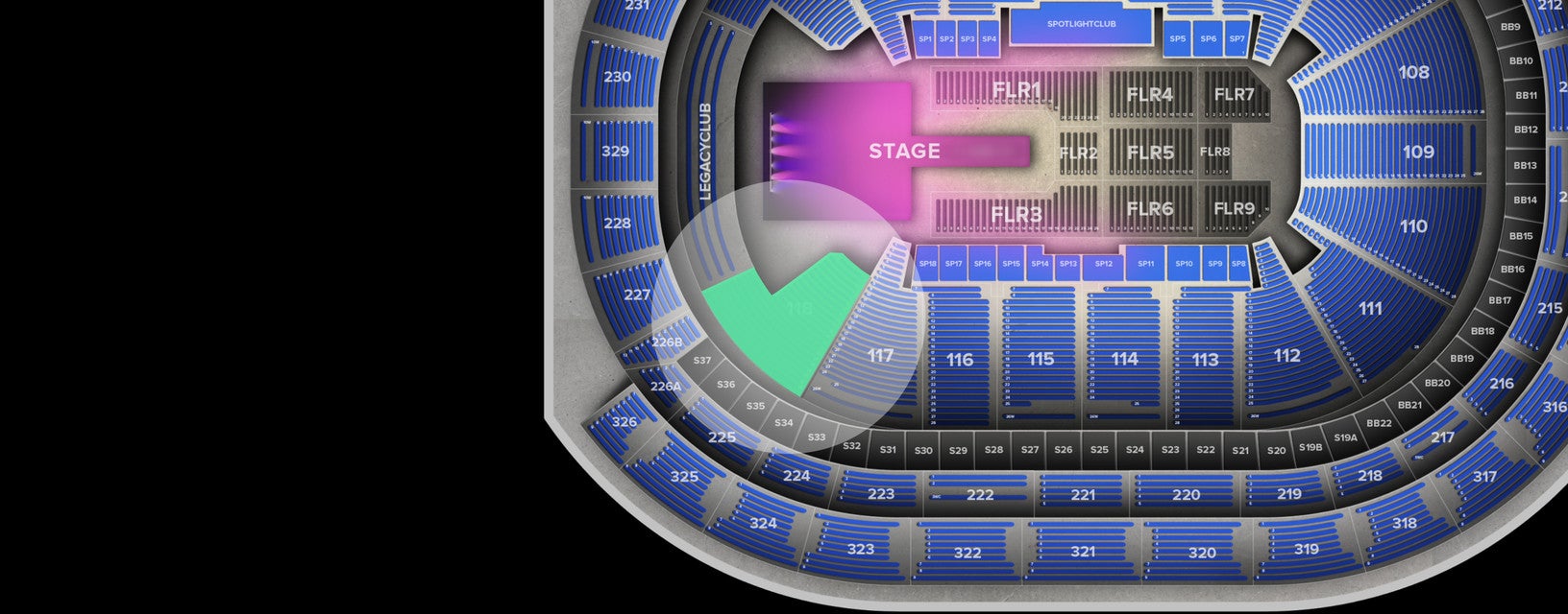 Seat view from Lower