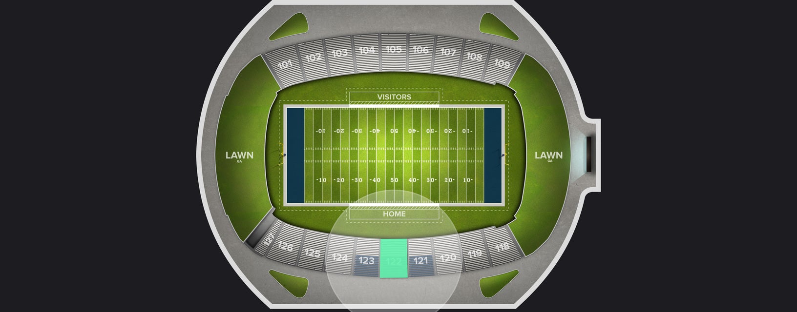 Seat view from Lower