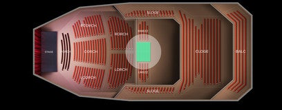 Seat view from Mezzanine