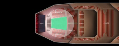 Seat view from Orchestra