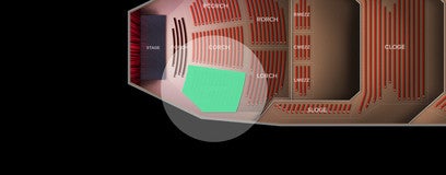 Seat view from Orchestra