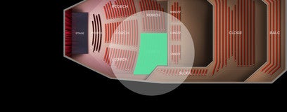 Seat view from Orchestra