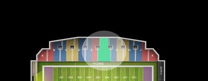 Seat view from Sideline