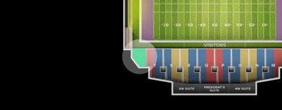 Seat view from Sideline