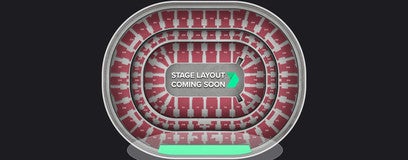 Seat view from Standing Room Only