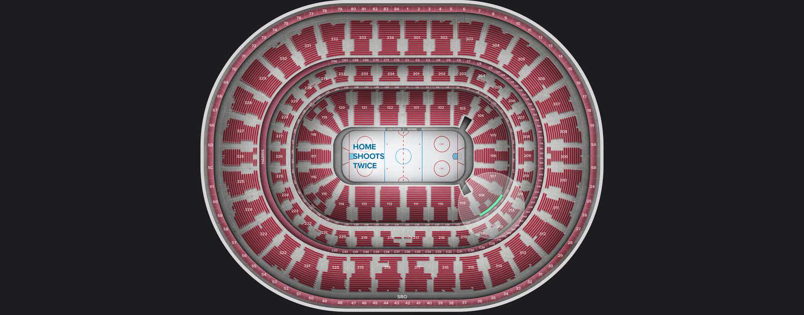 Seat view from Lower Corner