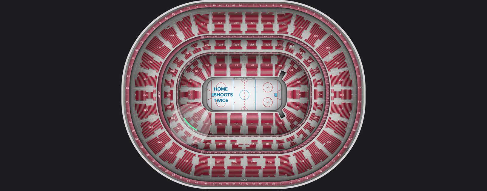 Seat view from Lower Corner