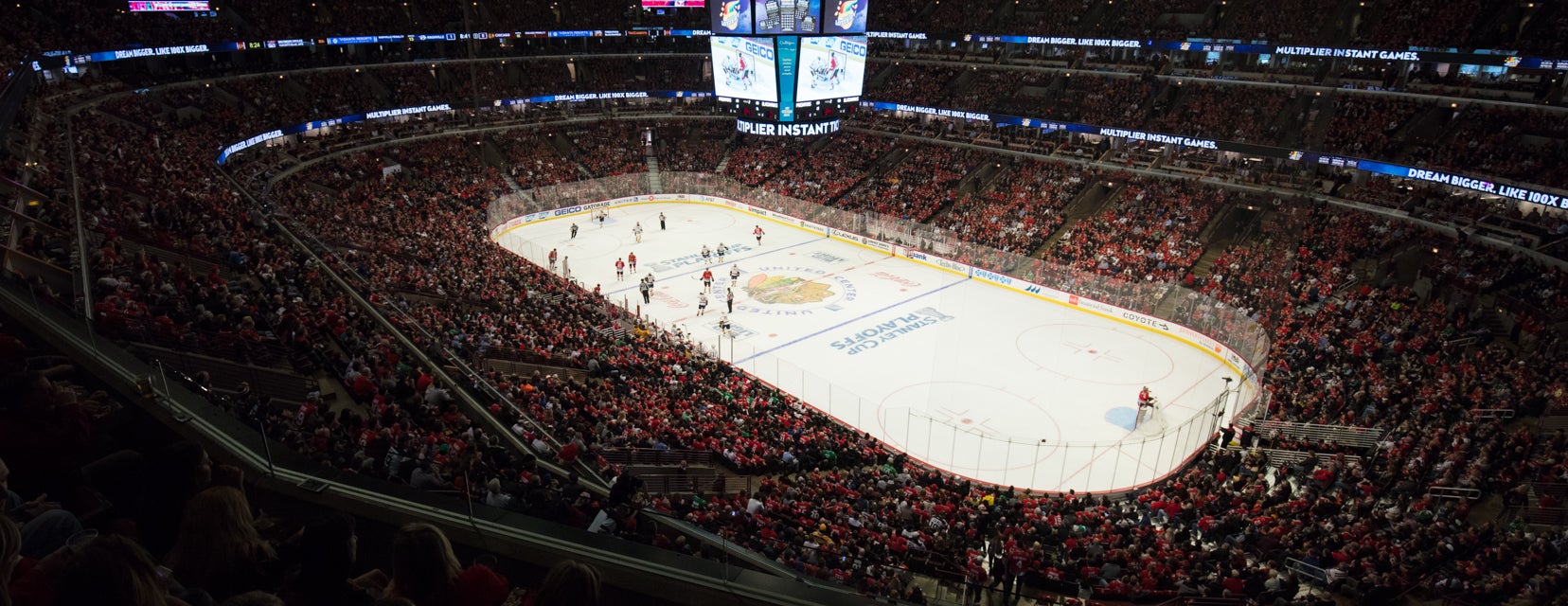 Seat view from Standing Room Only