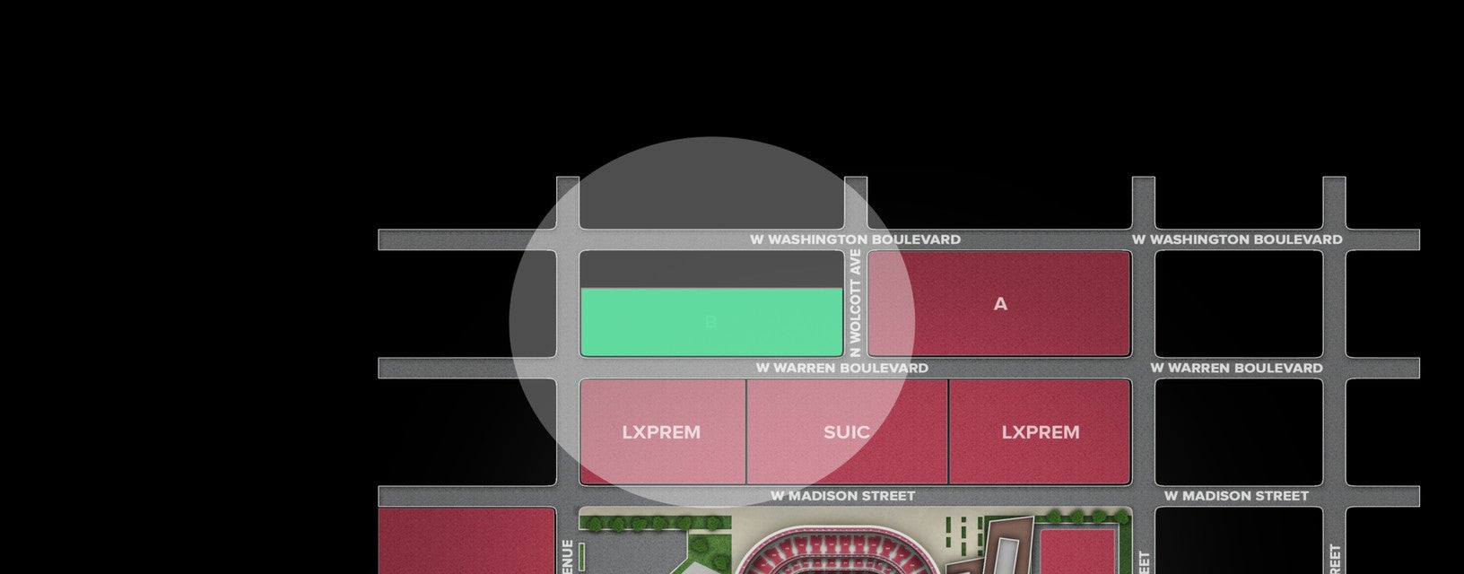 Seat view from Lot