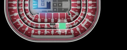 Seat view from Middle