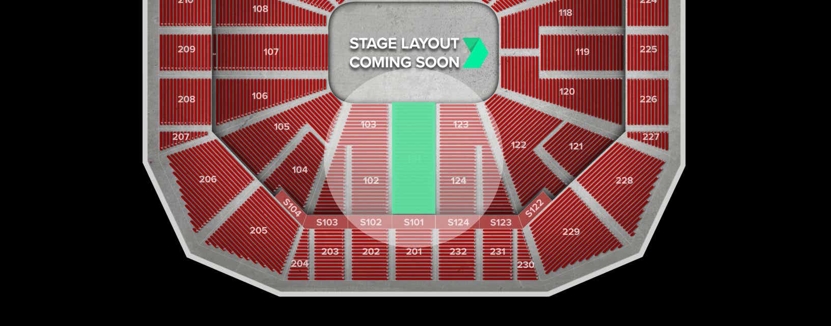 Seat view from Lower Center