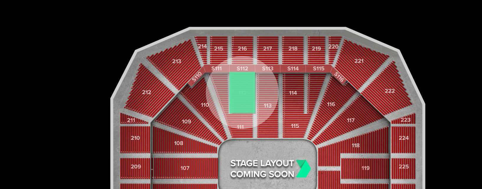 Seat view from Lower Center