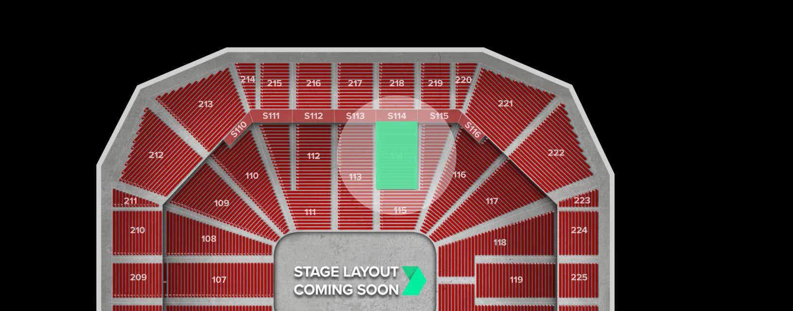 Seat view from Lower Center
