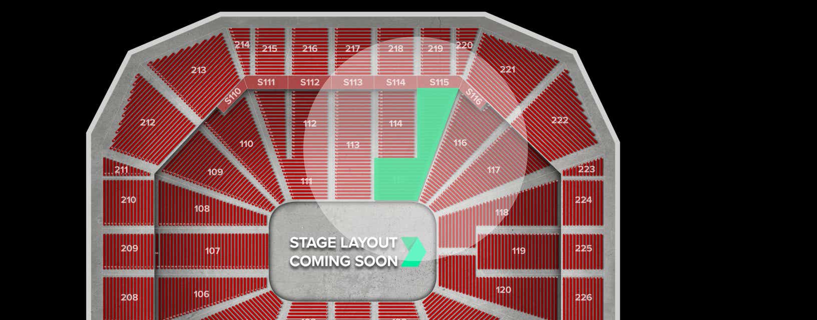 Seat view from Lower Center