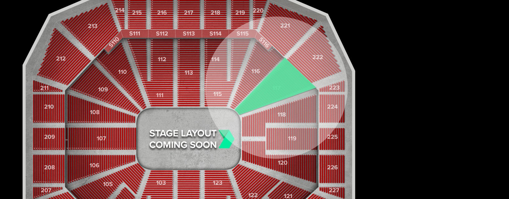Seat view from Lower Corner