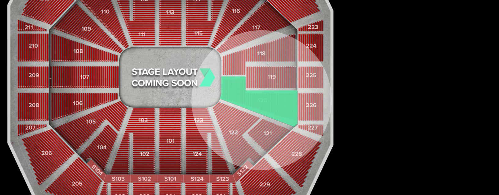Seat view from Lower Baseline