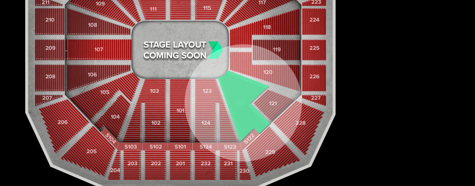 Seat view from Lower Corner
