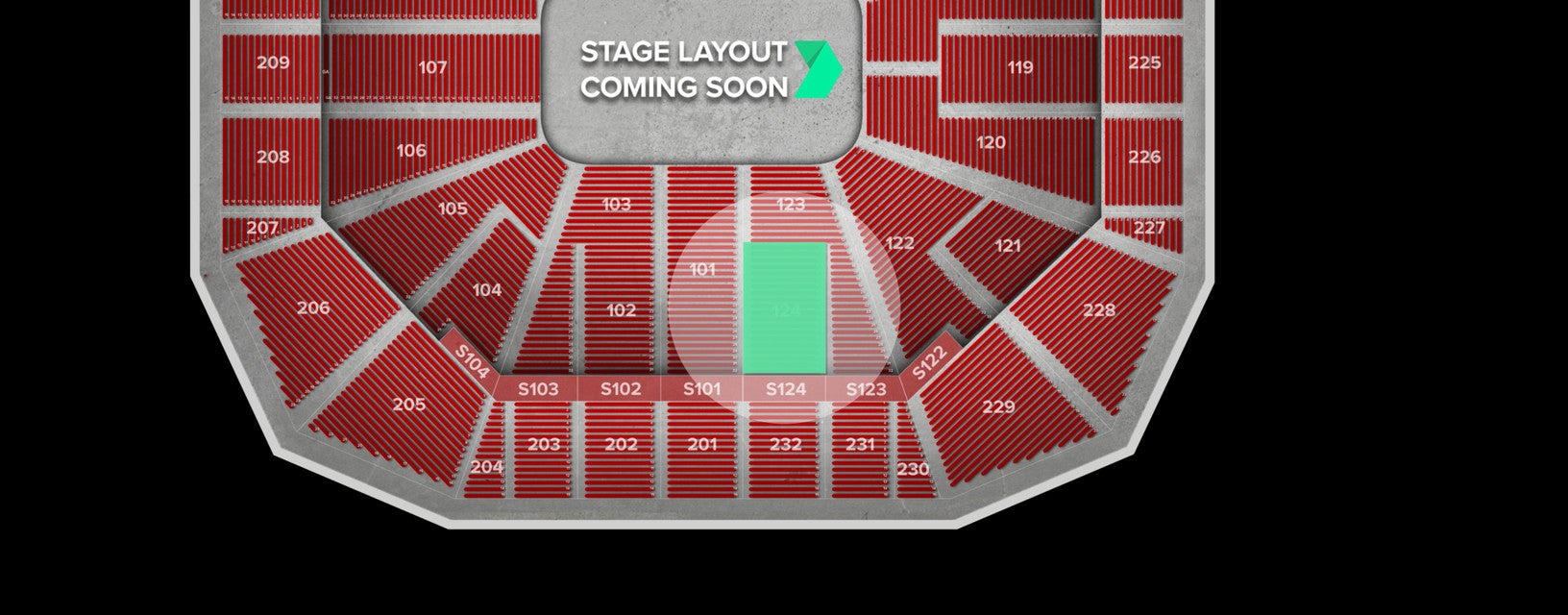 Seat view from Lower Center