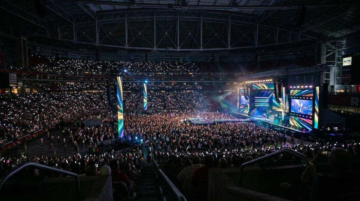 Seat view from Club