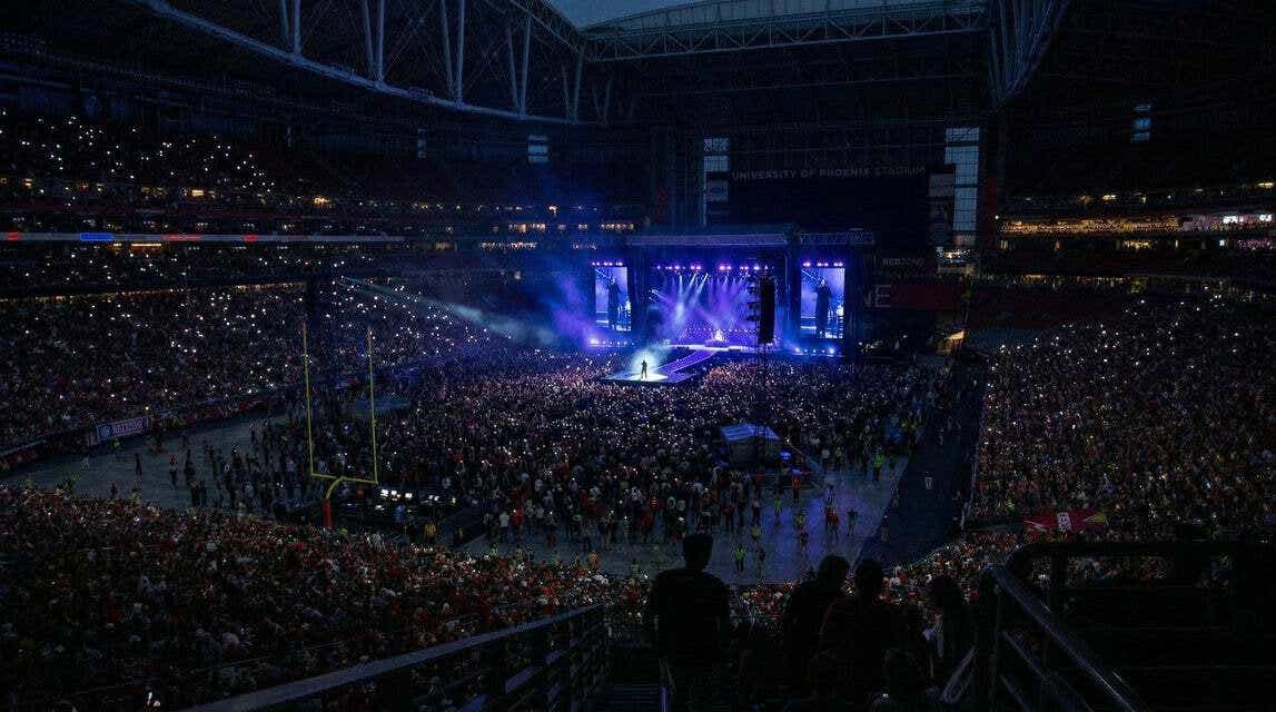 Seat view from Club
