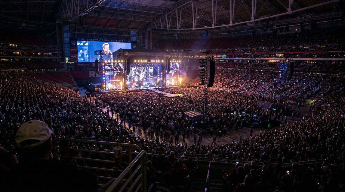 Seat view from Club