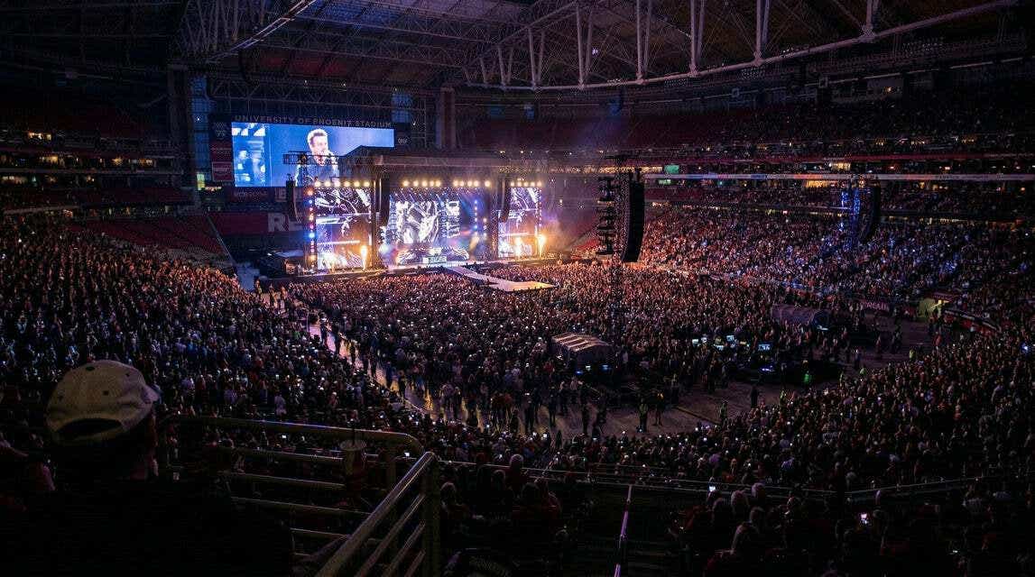 Seat view from Club