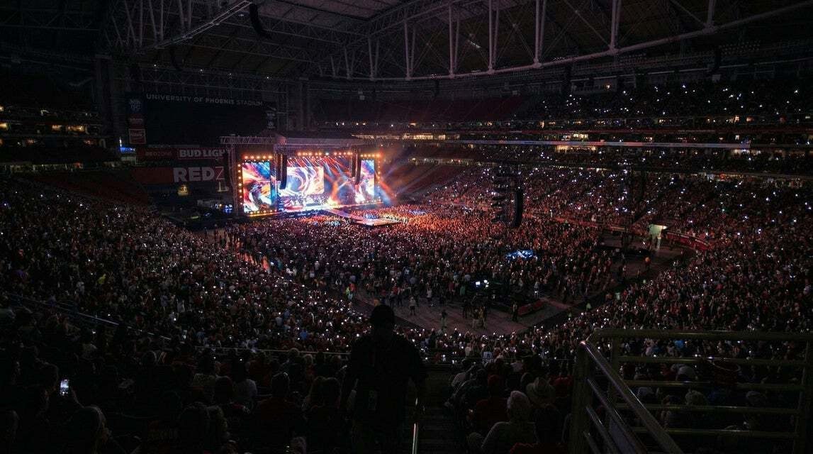 Seat view from Club