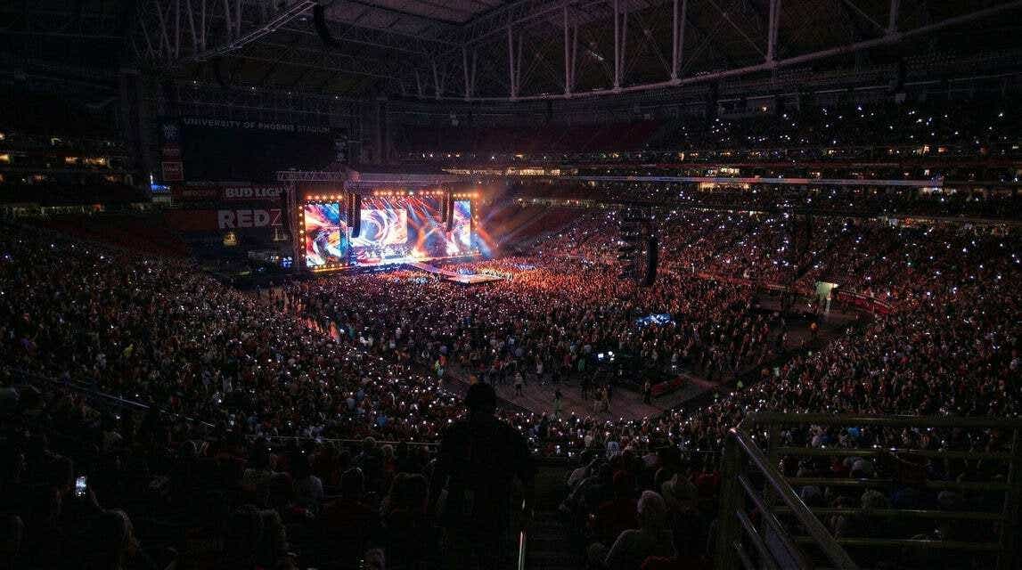 Seat view from Club