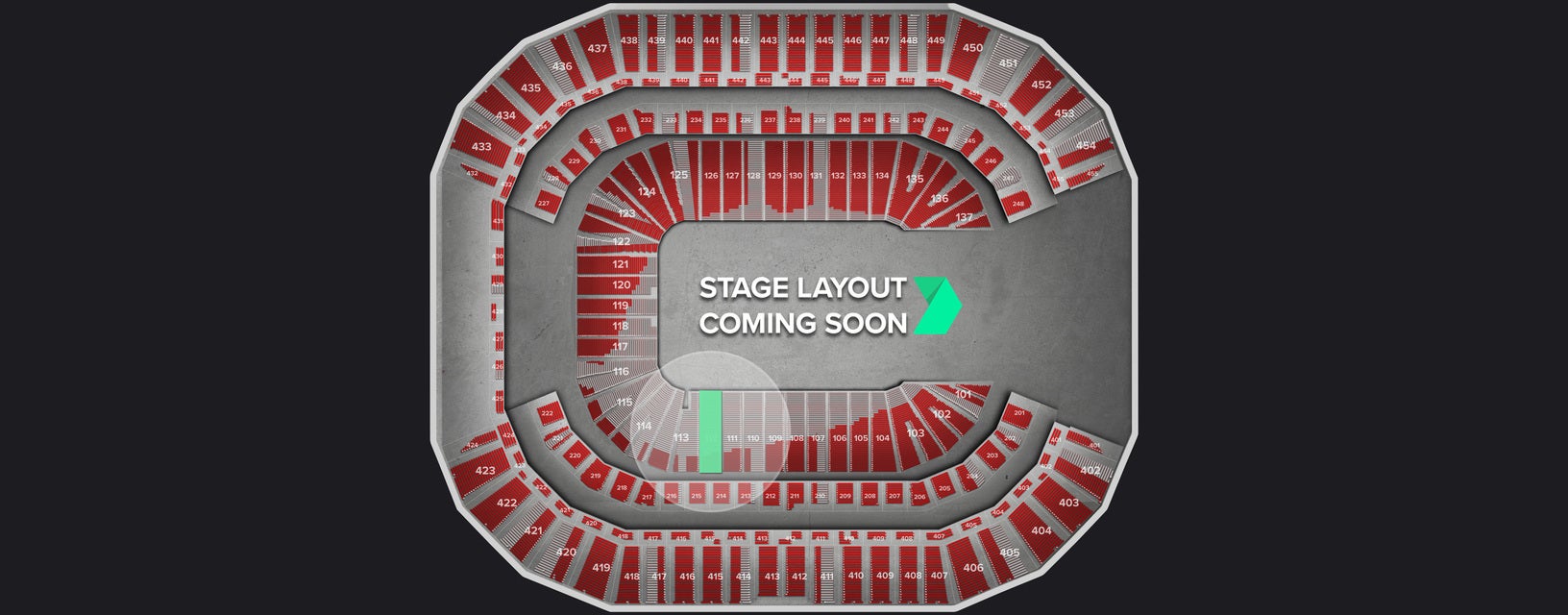 Seat view from Main Sidelines