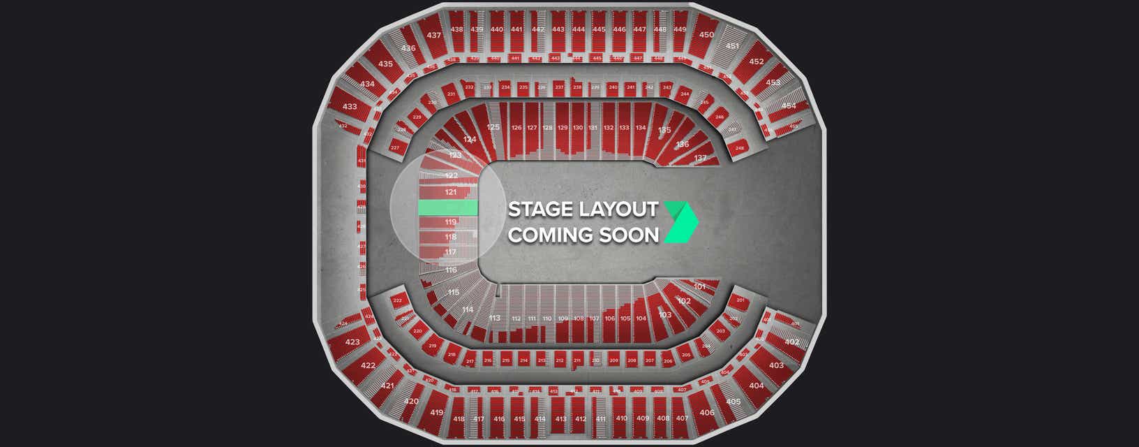 Seat view from Main End Zone