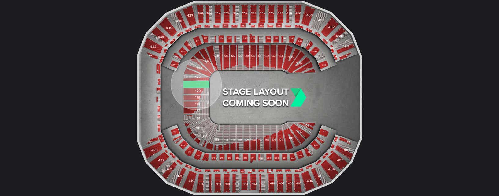 Seat view from Main End Zone